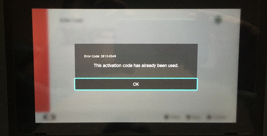 no code on nintendo eshop card