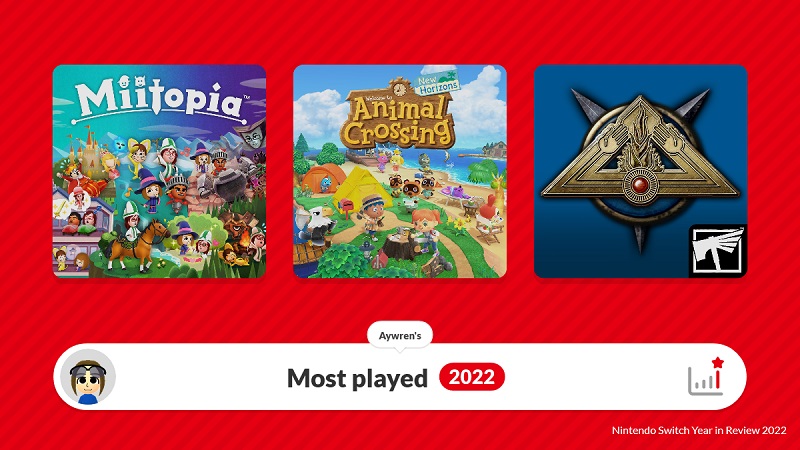 Check out your Nintendo Switch Year in Review 2022!