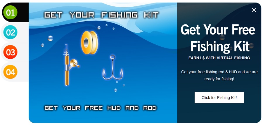 Second Life Marketplace - Linden Fish Hunter - Shark Magic Rod [Fishing  Extended] - Earn Linden hunting for fish